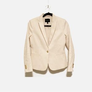 Banana Republic Ivory Classic fit blazer